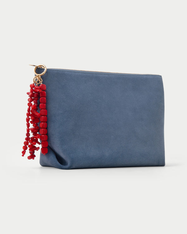 Kora Suede Clutch